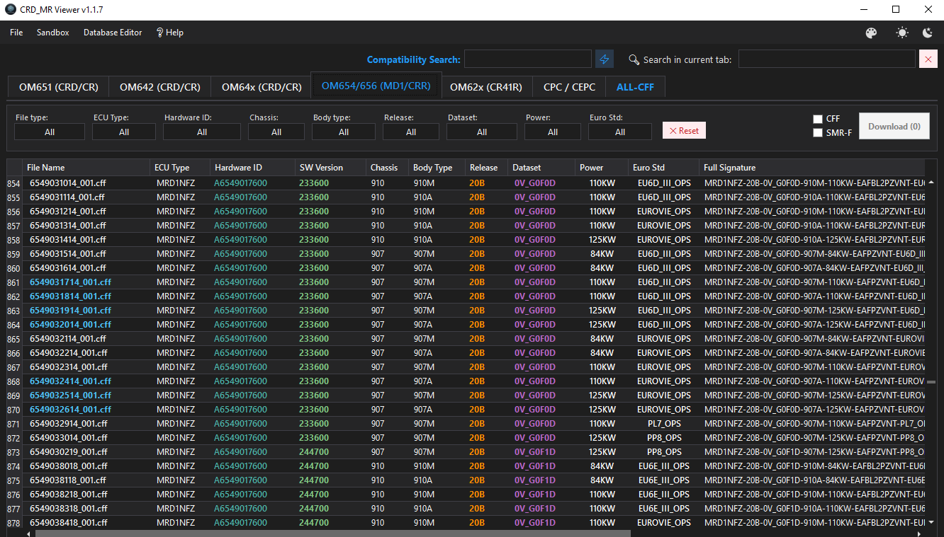 New dark theme
